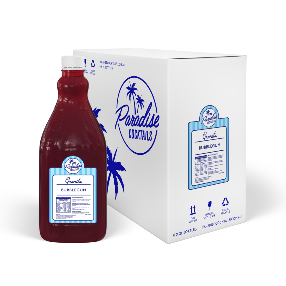 Bubblegum Slushy mix syrup
