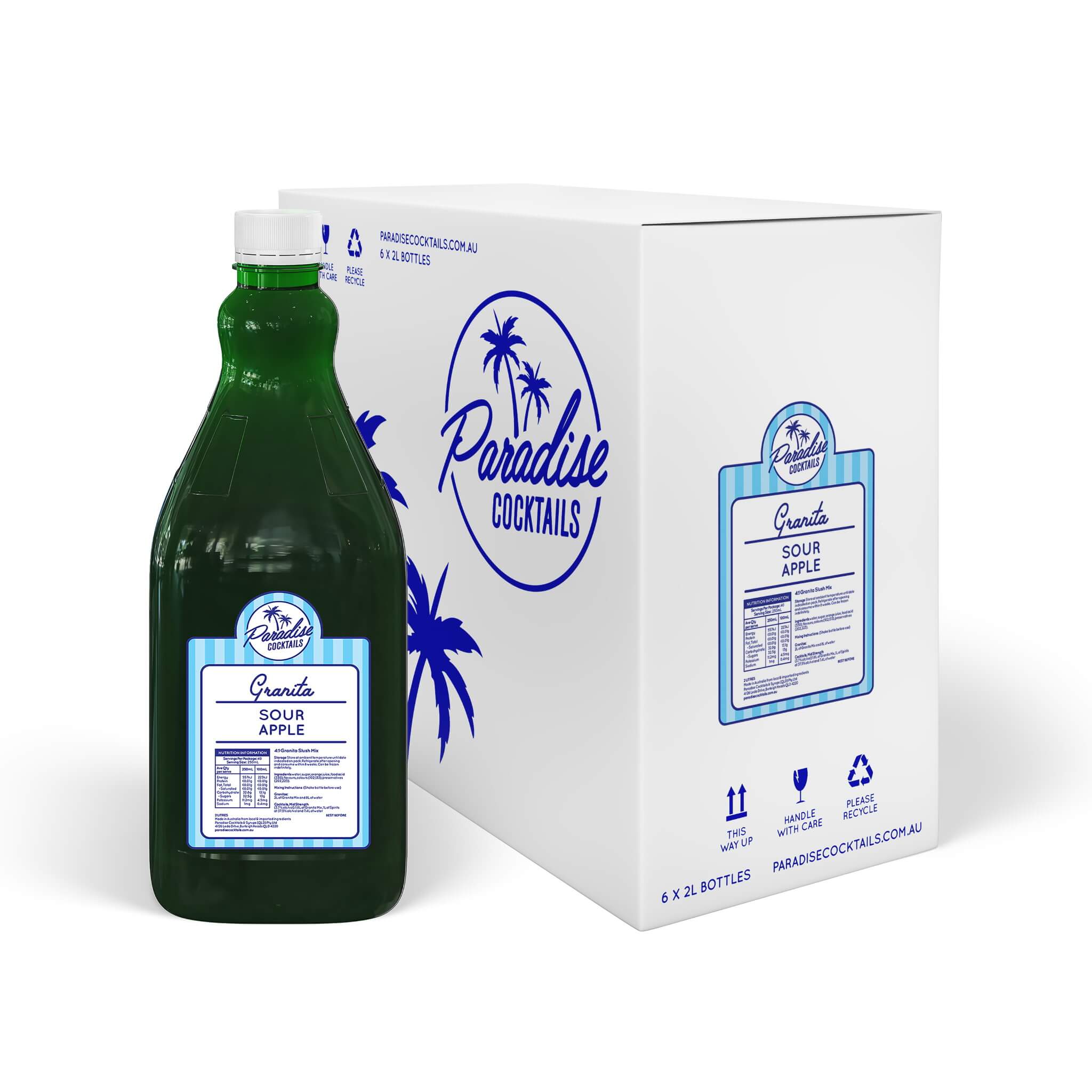 Sour Apple Slushy mix syrup