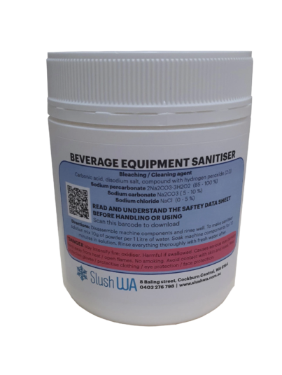 Slush machine sanitiser