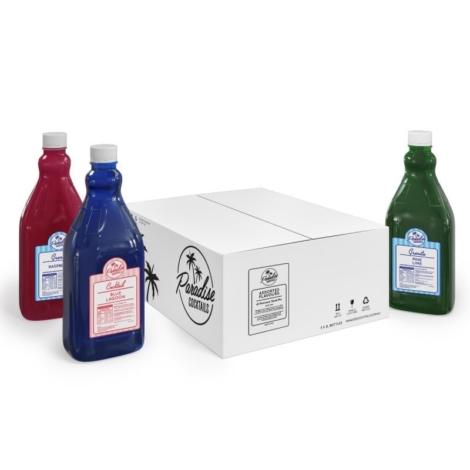 Slush syrup mix 3 flavour carton