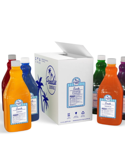 Premium Granita Slush Syrup Mixed carton