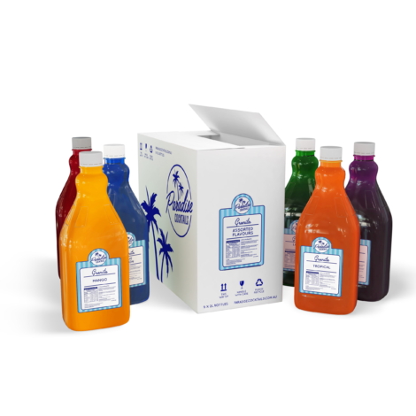 Premium Granita Slush Syrup Mixed carton