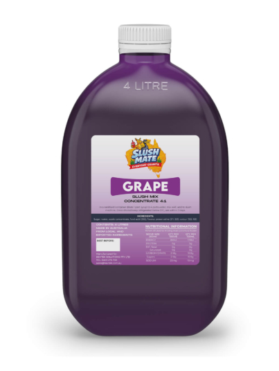 Slush Mate Everyday Granita Grape 4L syrup bottle