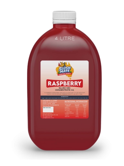 Slush Mate Everyday Granita – Raspberry 4L value syrup (4:1 mix ratio)