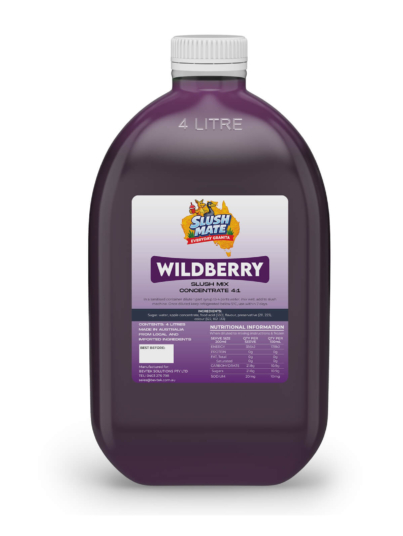 Slush Mate Everyday Granita Wildberry 4L syrup bottle