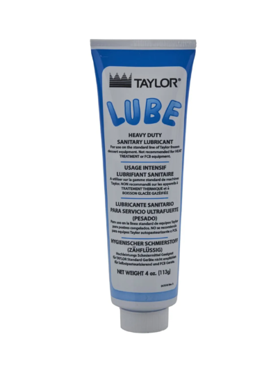 Taylor Blue Lube 113g food grade sanitary lubricant for slush and soft serve machines.