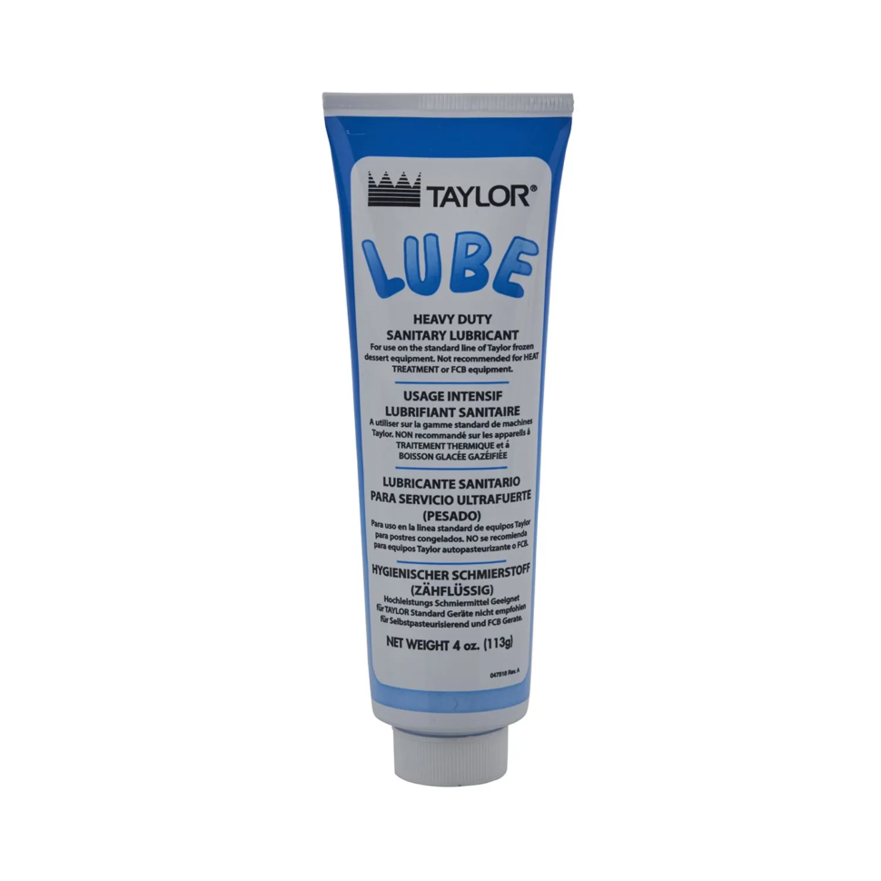 Taylor Blue Lube 113g food grade sanitary lubricant for slush and soft serve machines.