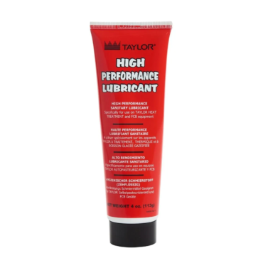 Taylor Red Lube 113g high performance food grade sanitary lubricant tube for heat treatment and frozen beverage machines.