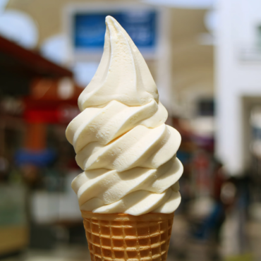 Japanese vanilla soft serve cone made with D317 powder – Slush WA Perth